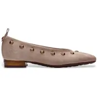 Hispanitas pour femme. HI265058 Chaussures en cuir Oslo taupe (37), Plat, Aucun, Casuel