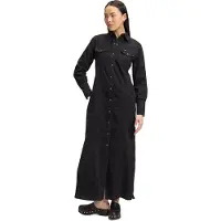 Lee Shaped Western Slim Fit Long Sleeve Dress Noir XL Femme