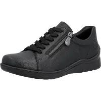 Rieker Chaussures à lacets noires, taille 42