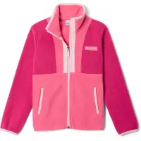 Columbia Back Bowl Ii Full Zip Fleece Rose 14-16 Years Enfants