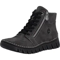 Rieker Bottes à lacets gris