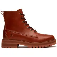 Timberland pour homme. TB0A41CGEM41 Bottes en cuir Britton Drive marron (43), Plat, Lacets, Casuel