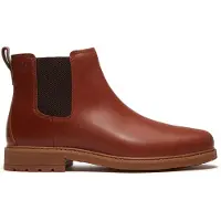 Timberland pour homme. TB0A42PGEM61 Bottines Chelsea Stormbucks en cuir marron (44), Plat, Aucun, Casuel, Classique