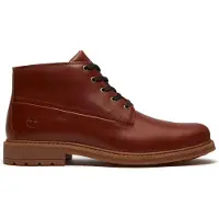 Timberland pour homme. TB0A5SRXEM61 Bottines en cuir Chukka Stormbucks marron (40), Plat, Lacets, Casuel, Classique