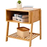 Relaxdays chevet bambou (45 x 36 x 50 cm)