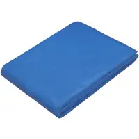 vidaXL Bâche plate avec œillets, bleu, 8 x 12 m, 180 g/m², en PE