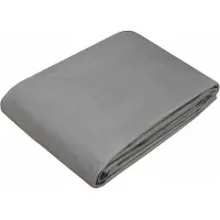 vidaXL Bâche plate avec œillets, gris clair, 3 x 4 m, 260 g/m², en PE