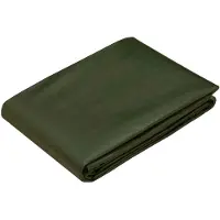 vidaXL Bâche plate avec œillets, verte, 4 x 4 m, 260 g/m², en polyéthylène