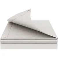 vidaXL Bâche plate avec œillets, blanche, 3 x 5 m, 260 g/m², en PE