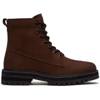 Timberland pour homme. TB0A41CGW071 Bottes en cuir Britton Drive marron (43), Plat, Nubuck, Lacets, Casuel