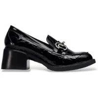 Wonders pour femme. G-6151_5521_5792 Mocassins en Cuir Chuck Noir (39), 5 à 8 cm, Aucun, Casuel, Classique, Vernis