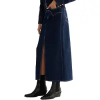 Wrangler Western Denim Skirt Bleu 26 / 00 Femme