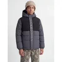 Jack & jones Junior Veste d’hiver 'JCOSpeed' graphite / noir