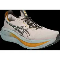 Asics Chaussure de course 'GEL-NIMBUS 28 TR' beige foncé / turquoise / anthracite / orange