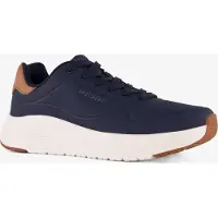 SKECHERS Baskets basses 'Uno Lite 2' bleu marine / caramel