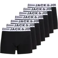 Jack & Jones Boxers 'JACSENSE' noir / blanc