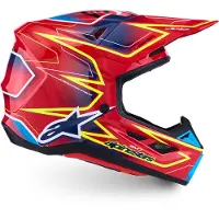 Alpinestars S-m7 Cast Off-road Helmet Rouge S