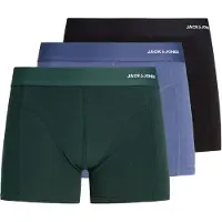 Jack & Jones Boxers 'JACCOMO' bleu fumé / vert / noir