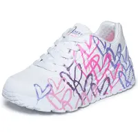 SKECHERS Baskets basses enfant UNO LITE filles - Blanc - 31