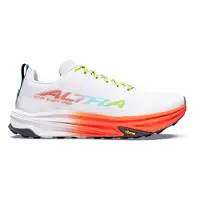 Altra - Chaussures de trail - M Mont Blanc Speed White/Fry Coral/Vapor Blue pour Homme - Taille 42