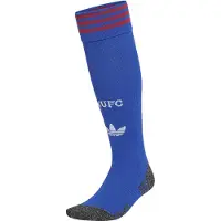 Adidas Chaussettes de sport 'Manchester United 26/27' bleu roi / canneberge / noir chiné / blanc