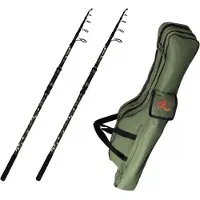 ZFISH Kingstone&case Carpfishing Rod 2 Units Vert 3.60 m / 3.0 Lbs