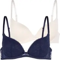 Dorina Soutien-gorge ivoire / bleu marine