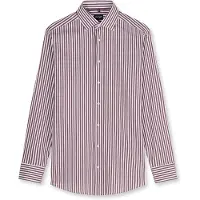 Olymp Luxor Chemise Rayures Bordeaux Rouge taille 41