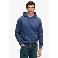 Superdry pour homme. M2014702A Sweat à capuche Essential Logo bleu (M), Casuel, Coton
