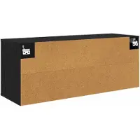 vidaXL Meuble TV mural BORNE, 102 x 33 x 40 cm, panneaux de particules