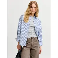 Jack & Jones Bella Relaxed Fit Jjxx Long Sleeve Shirt Bleu XL Femme
