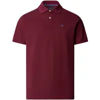 Hackett London pour homme. HM5600234 Polo Slim Fit Logo bordeaux (XL), Casuel, Coton, Manche courte