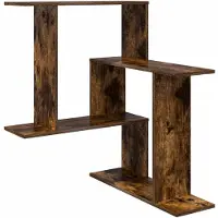 vidaXL Étagère Murale Chêne fumé 67 x 67 x 87 cm Bois d'ingénierie