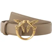Pinko Ceinture 'LOVE BERRY' taupe