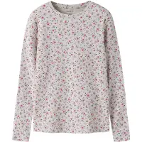 Name it T-Shirt gris chiné / lavande / rose / magenta