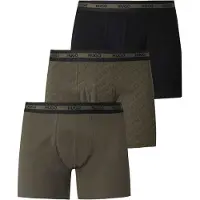 HUGO Boxers kaki / noir