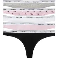 Calvin Klein Underwear String gris clair / rose / noir / blanc
