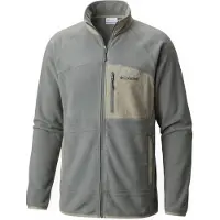 Columbia Veste en polaire fonctionnelle 'Fast Trek' pétrole / vert clair