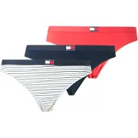 Tommy Hilfiger Underwear Slip 'Heritage' bleu marine / bleu clair / rouge vif / blanc