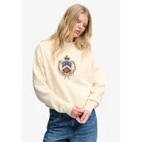 Superdry Sweat-shirt crème / bleu