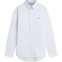 Tommy Hilfiger Chemise 'FLEX' bleu clair / blanc