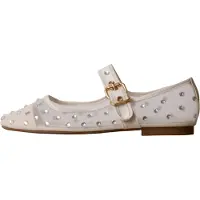 Super Mode Ballerines 'M&M Mira Max Ballerinas mit Riemchen' beige
