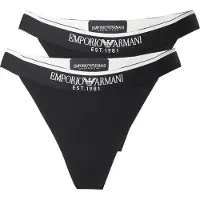 Emporio Armani String noir / blanc