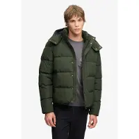 Superdry pour homme. M5012429A Manteau à capuche Premium vert militaire (XL), Casuel, Polister recyclé
