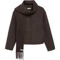Comma Veste réversible avec écharpe amovible femme