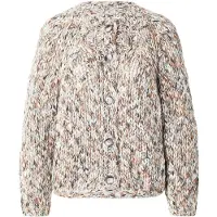 Rich & royal Cardigan 'Cardi' noisette / sapin / orange clair / blanc