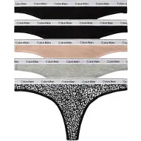 Calvin Klein Underwear String nude / gris chiné / noir / blanc
