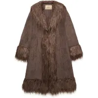 Superdry Manteau mi-saison 'Afghan' chocolat