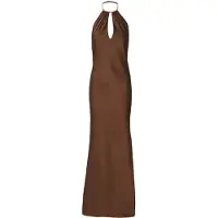 Mascara Robe de soirée chocolat / or / transparent