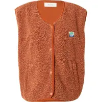 American vintage Gilet 'HOKTOWN' rouge clair